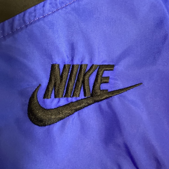 Nike athletic performance 90s jacket blue red embroidered logo, fast shipping - Picture 4 of 16